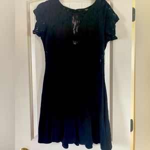 Venus lace detail little black dress